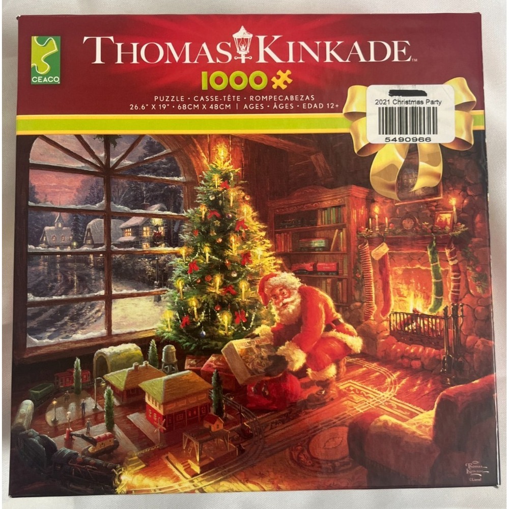 Thomas‎ Kinkade Santa's Special Delivery 1000 Piece Jigsaw Puzzle Ceaco New Box
